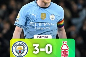 开云娱乐-【英超】曼城3比0森林止不胜，多库、德布劳内传射